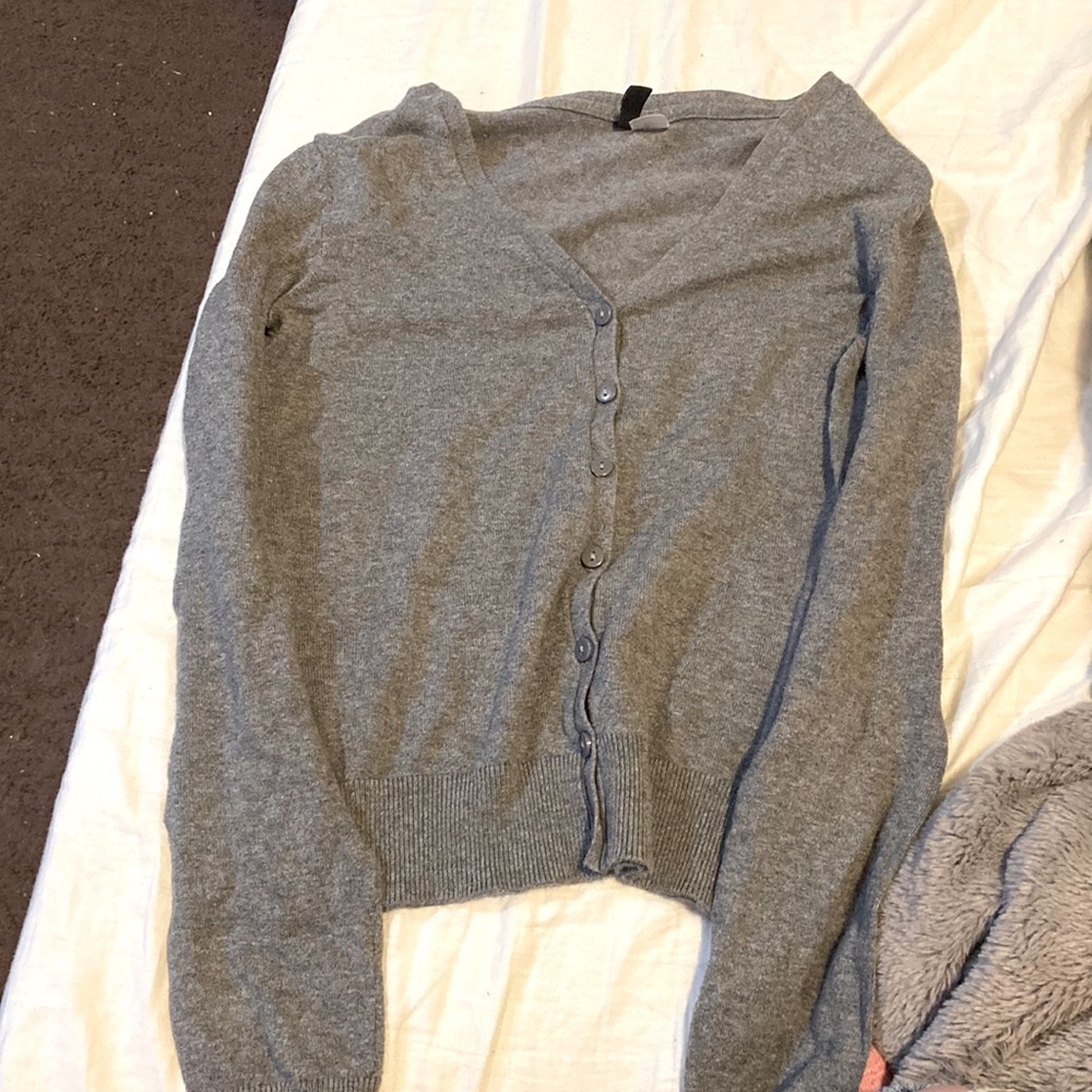 Grey H&M button up